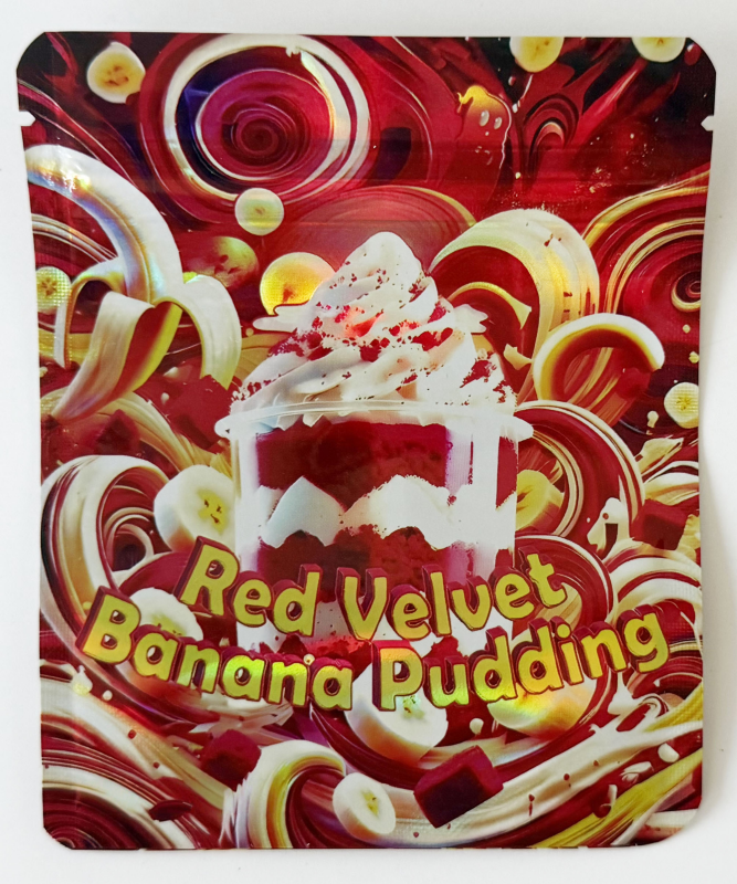 200pcs mylar bag 3.5g holographic aluminum foil resealable zipper pouch smell proof food packaging storage custom print design