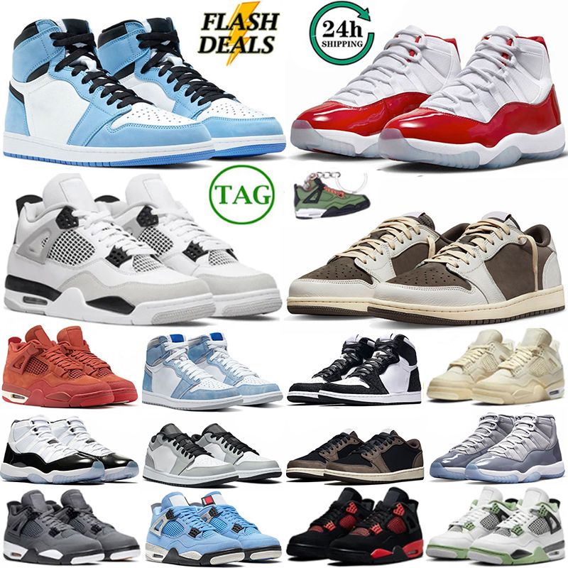 Designer Shoes for Men Women Military Black Cat Pure Money Sail Red Cement White Oreo Cool Grey University Blue Hiking Outdoor sports sneakers Trainers Big Size 36-47