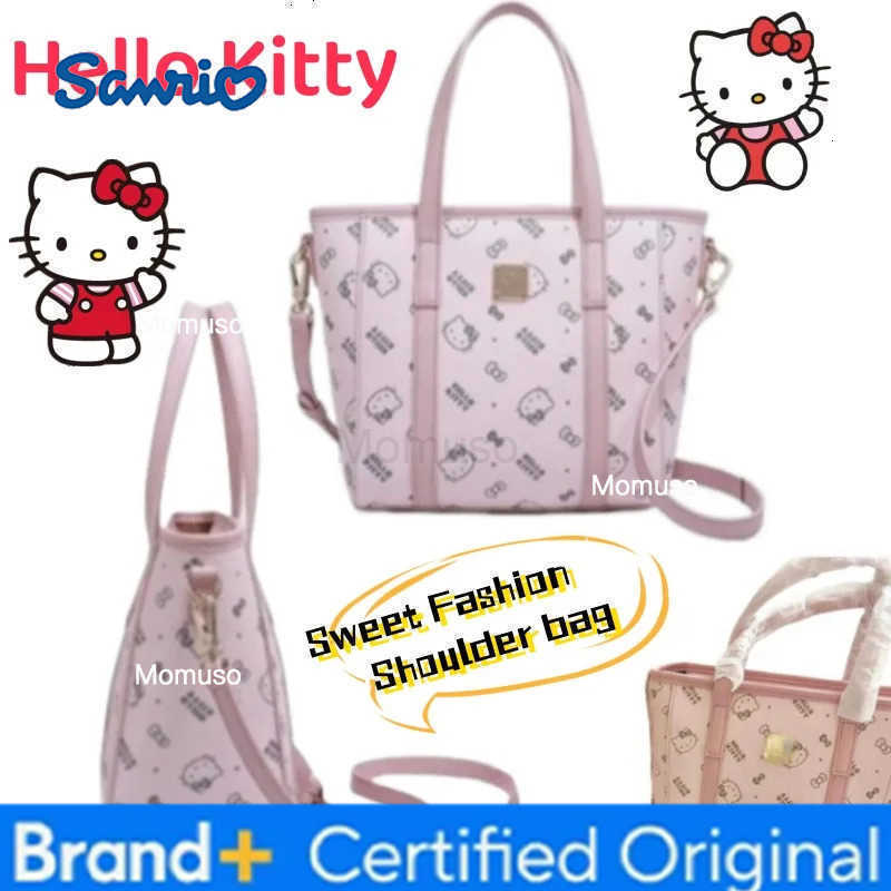 Sanrio Hello Kitty film peripheral cartoon cute tote bag sweet and fashionable handbag for girls shoulder crossbody bag Birthday gift H251230