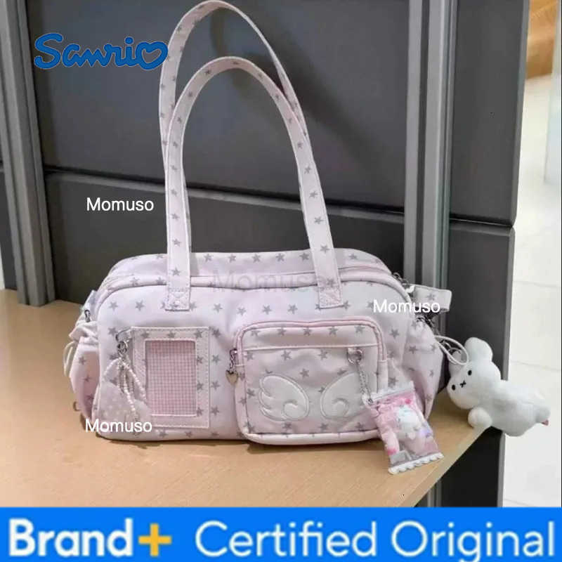 Sanrio New Niche Design Star Girls Ulzzang Ita Bag Jk Uniform Y2K Shoulder Bag Large Capacity Crossbody Bag Cute Kawaii Dolls Bag H251230