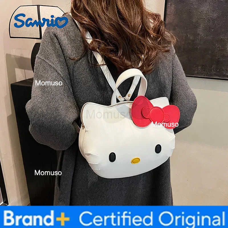 Sanrio Hellokittys Crossbody Bag Portable Tote Bag Girl Anime Figure Kawaii Cartoon One Shoulder Underarm Bag Storage Backpack H251230
