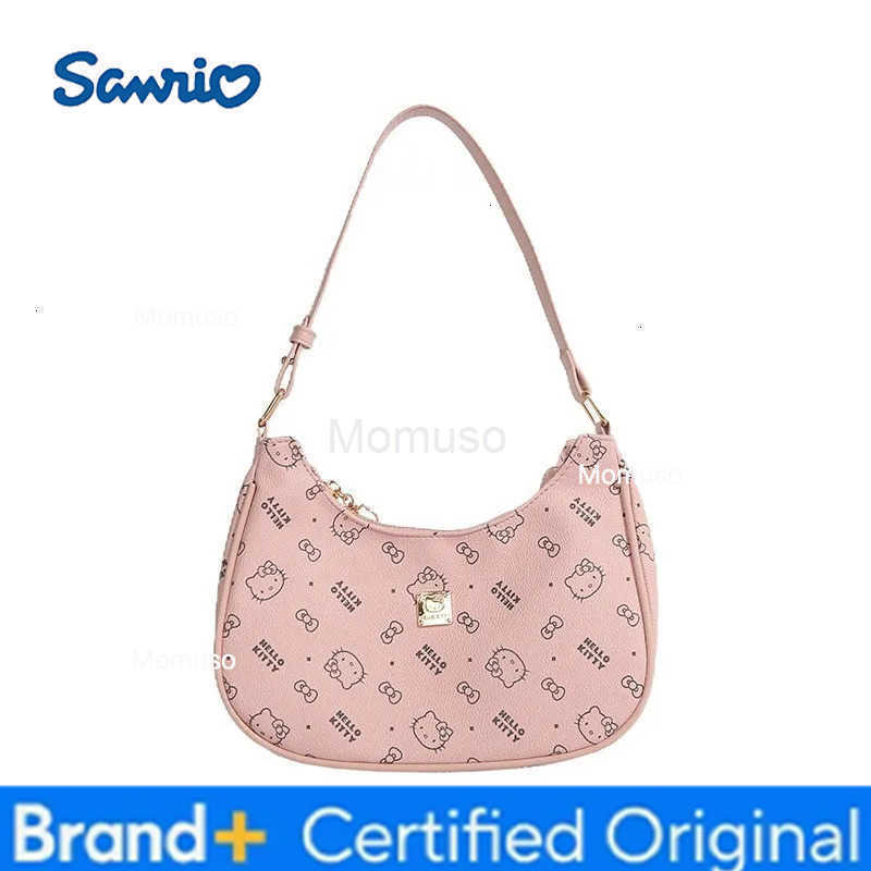 Sanrio Miniso Hello Kitty Underarm Bag Kawaii College Student Commuter Bag Ins Korean Cartoon Anime Couple Birthday Gift H251230