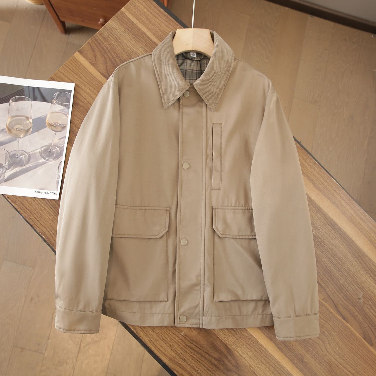 Bar Bedale Men's Jackets Luxurious Design Trench Coat Military Green And Dark Blue High-quality Windproof Lapels Lead The Fashion Trend Autumn An