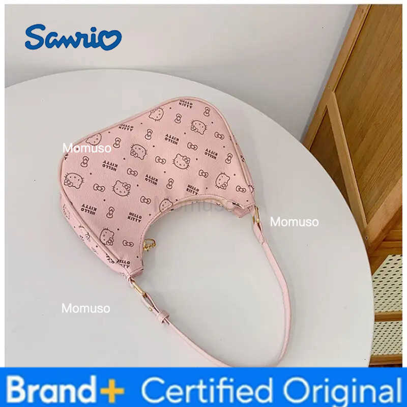 Sanrio Miniso Hello Kitty Underarm Bag Kawaii College Student Commuter Bag Ins Korean Cartoon Anime Couple Birthday Gift H251230