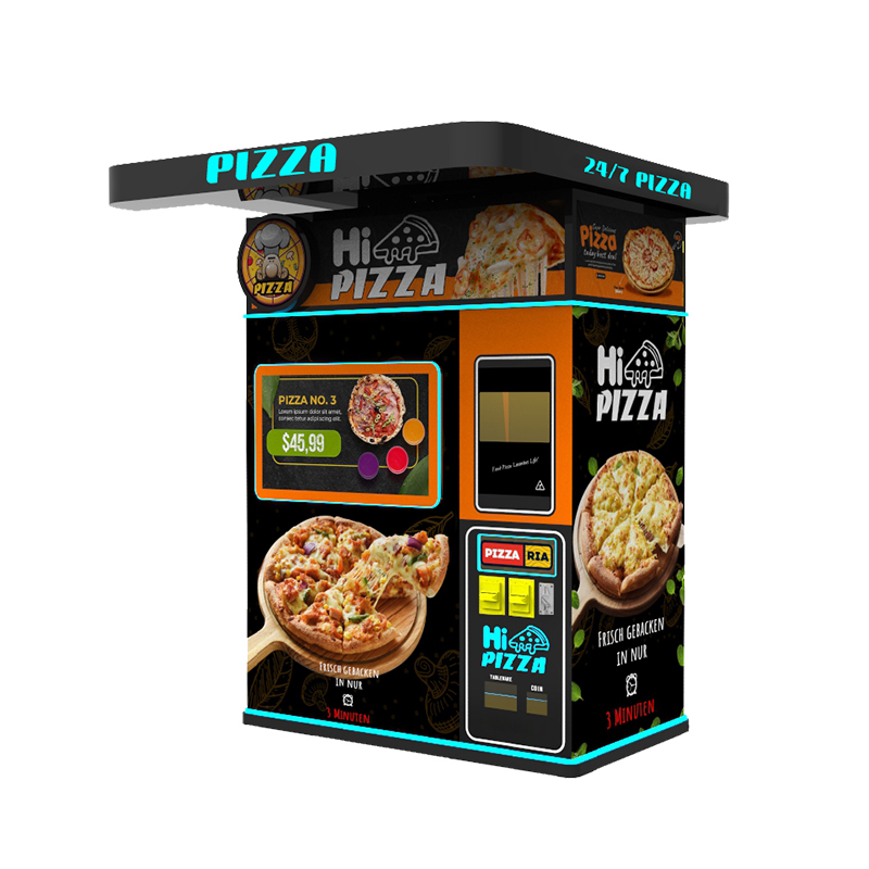 Automatic Heating Fast Pizza Making Vending Machine | Hot Food Pizza Vendor