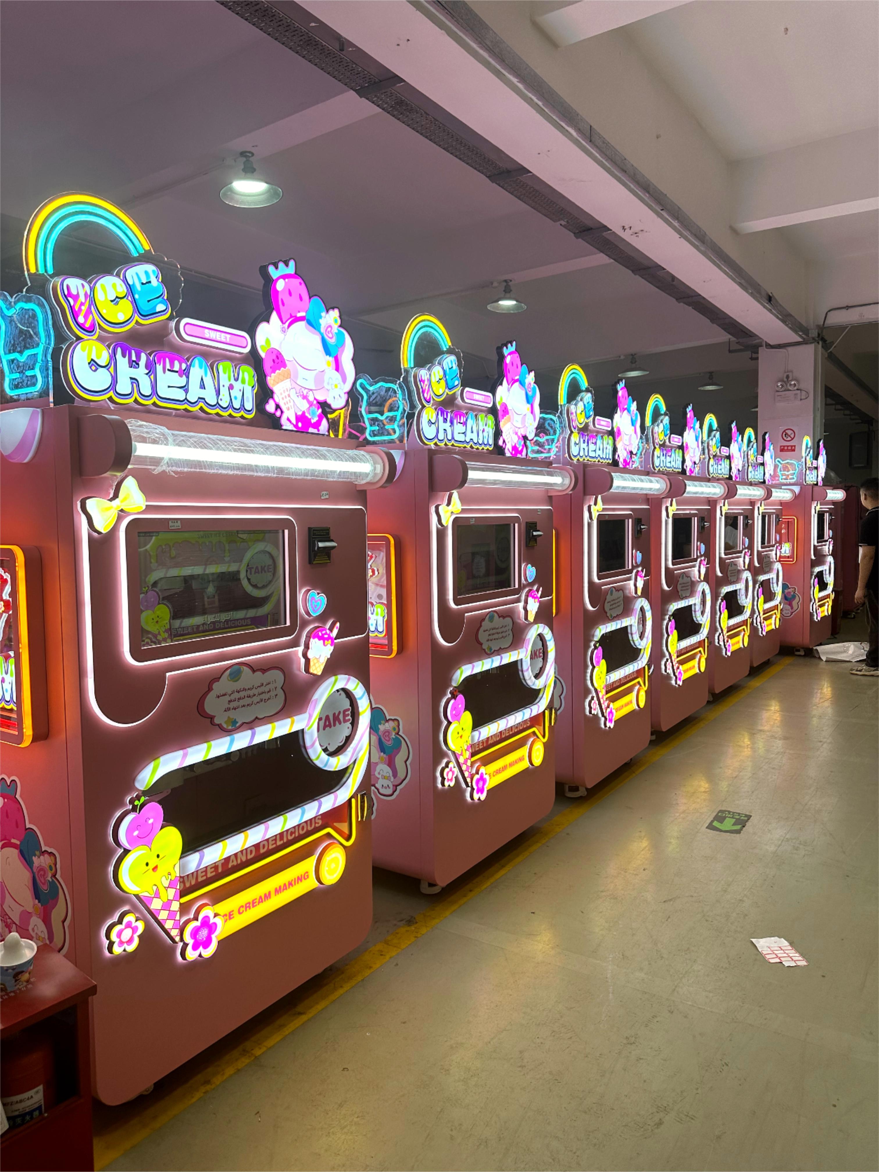 Trendy Ice Cream Vending Machine | Hot Seller for Shopping Malls and Dining Venues