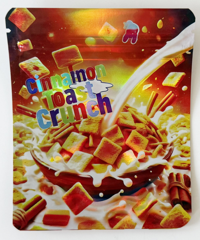 200pcs mylar bag 3.5g holographic aluminum foil resealable zipper pouch smell proof food packaging storage custom print design