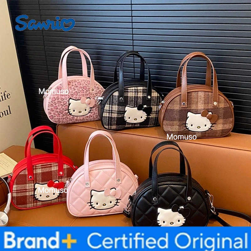 Sanrio MINISO Shoulder BagBagpack Cinnamoroll Messenger Tote Y2k Hello Kitty Bag Makeup Storage Crossbody Fashion Bag Gifts for Girls H251230