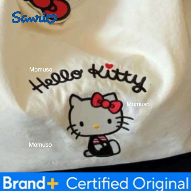 Sanrio Hello Kitty Canvas Bag Multi-functional Shoulder Bag Portable Large Capacity Storage Student Class Commuter Bags Gifts H251230