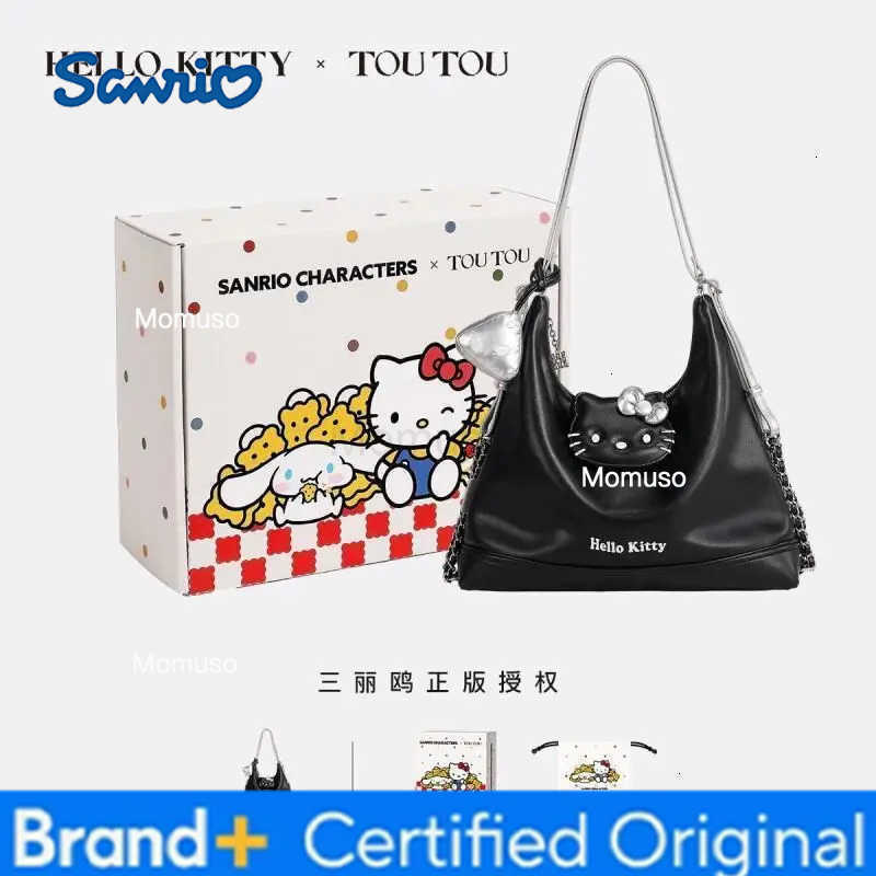 Sanrio Sanrios Hello Kittys New 2025 Cute Three In One Tote Backpack Large Capacity Shoulder Bag for Women Girls Valentine S Day Gift H251230