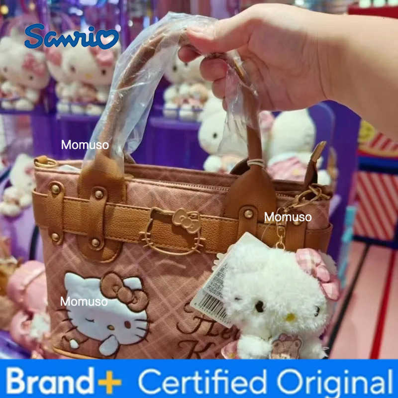 Sanrio Highly Attractive Hello Kitty Handbag Cute Cartoon KT Cat Girlish Heart Shoulder Bag Fashion Ladies Crossbody Bag Holiday Gifts H251230