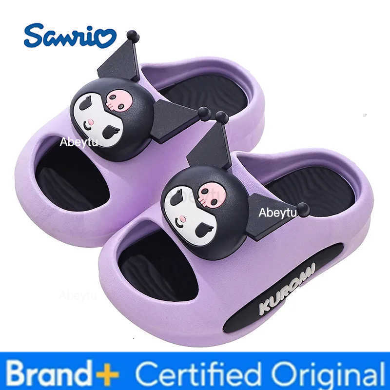 Sanrio 2026 Summer Girls Sandals 2026 New style Non slip Indoor Bathing Slippers for Children at Home H251230