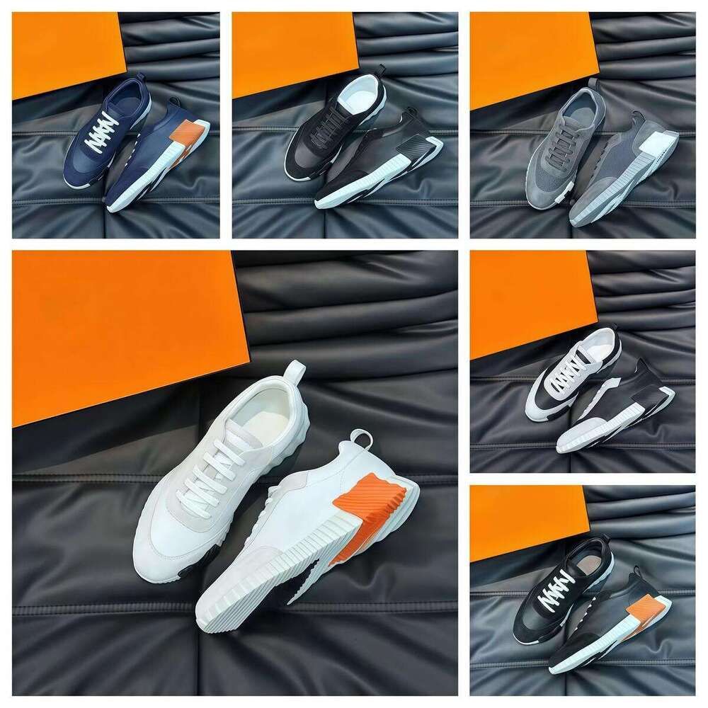 2025 Top Quality Bouncing Sneakers Designer Casual Shoes Trainers Breathable Mesh Running Shoe Men Bounce Sneaker Women Non-Slip Rubber Sole Flat Train With