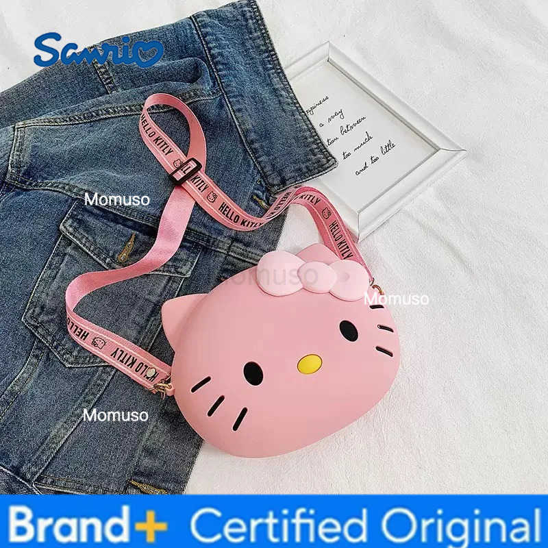 Sanrio 11cm Bag Hello Kitty Crossbody Bags For Kawaii Messenger Shoulder Small Purse Phone friend Gifts For Children H251230