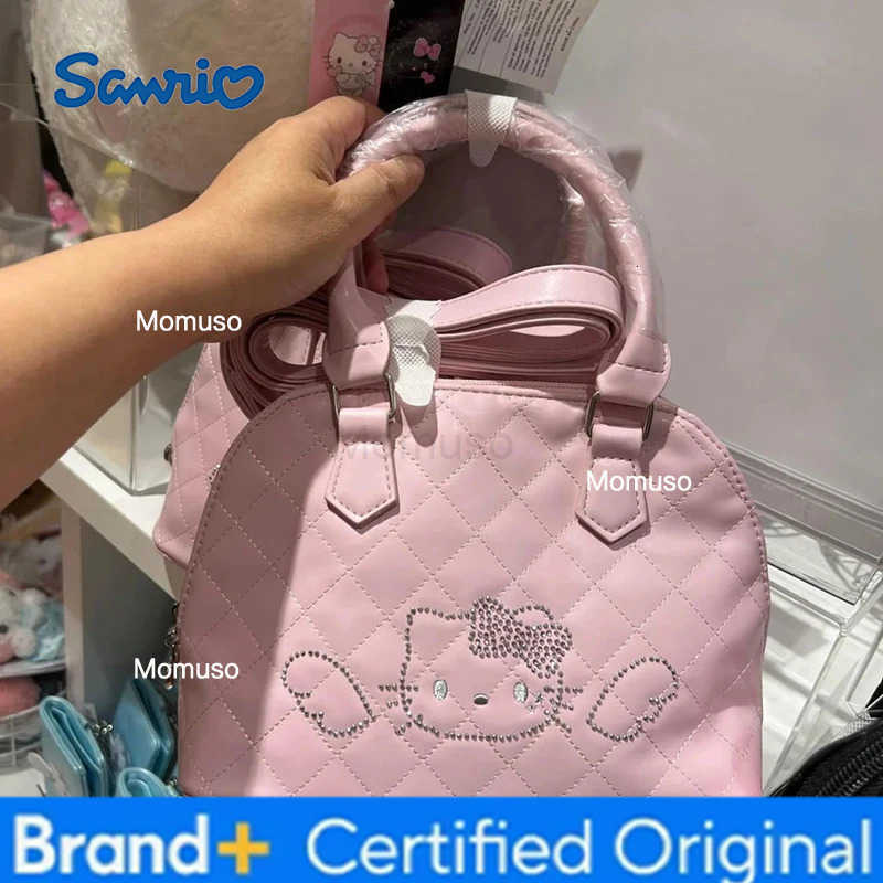 Sanrio Kawaii Shoulder Bag Anime Hello Kitty Large Capacity Cute Cartoon Sweet Handbag Lovely Crossbody Bag Gifts for Girls H251230