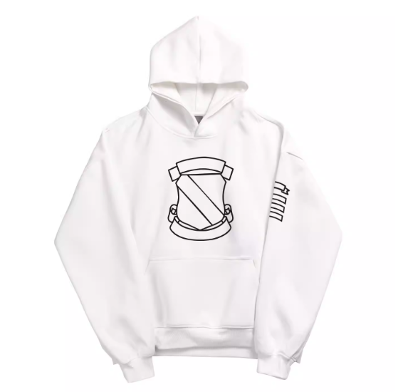 Men's Hoodies Sweatshirts Number Nine Shield Ripped Print Shotgun Hoodie N9 Badge Printed Cotton Hooded Sweatshirt Wash To Age Home Casual Men 