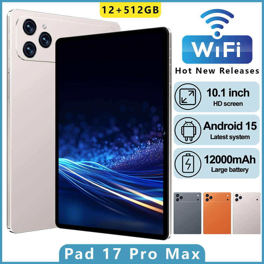 Renowned cross-border Pad 17 ProMax brand new Android smart tablet 12+512G source manufacturer CKS