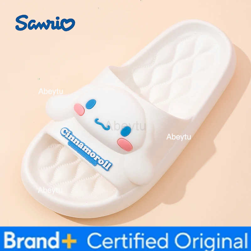 Sanrio Kuromi Cute Summer Kids Sandals Soft Slippers Indoor Outdoor Quick-Drying Cartoon Anime Sole Anti-Slip Girls Boys Gift H2512301