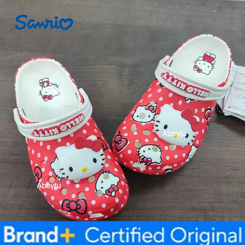 Sanrio Hello Kitty Pochacco Melody Furniture Summer ChildrenS Cartoon Slippers Adult Non Slip Soft Bottom Toe Wrapped Sandals Gift H2512301