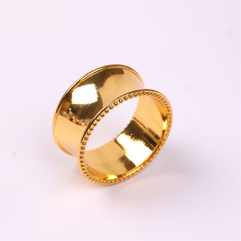 Silver Gold Napkin Ring Table Napkin Holder