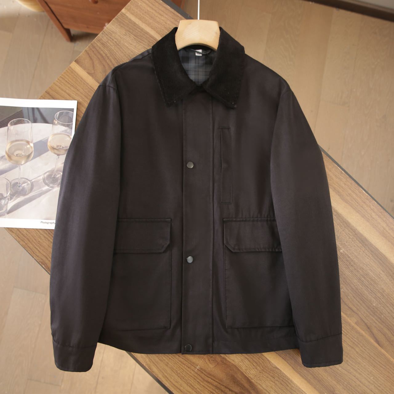 Bar Bedale Men's Jackets Luxurious Design Trench Coat Military Green And Dark Blue High-quality Windproof Lapels Lead The Fashion Trend Autumn An