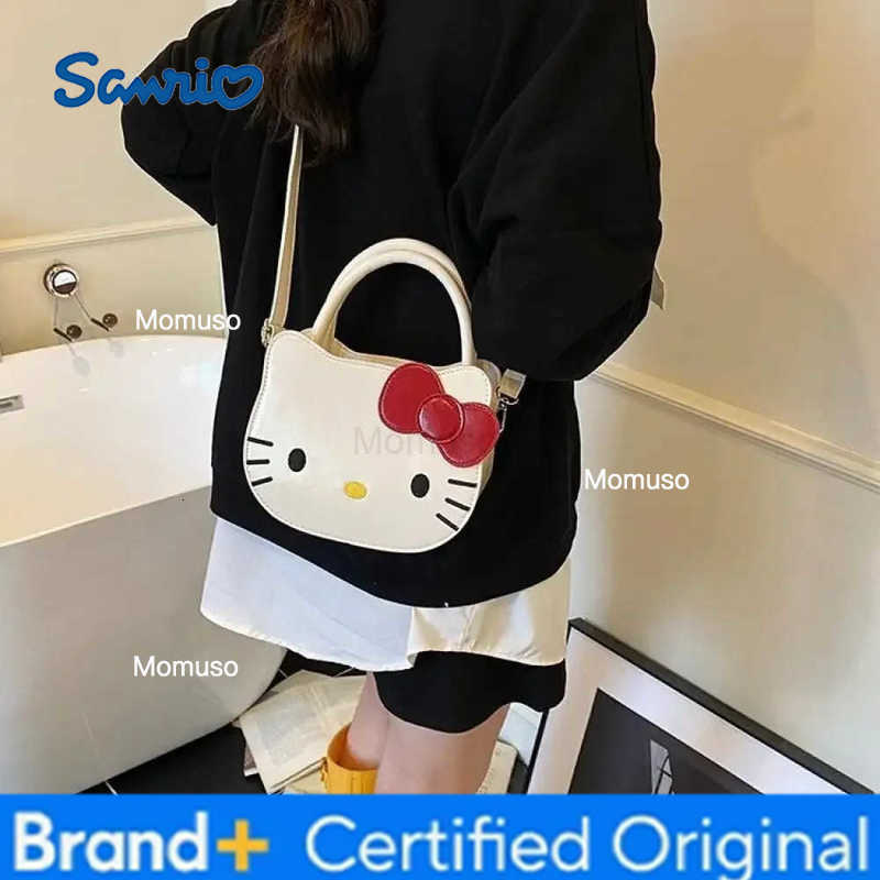 Sanrio Ins Crossbody Bag Hello Kittys Sweet One Shoulder Fashion Kawaii Cartoon Cute Anime Backpack Girl Gift Bags for Woman H251230