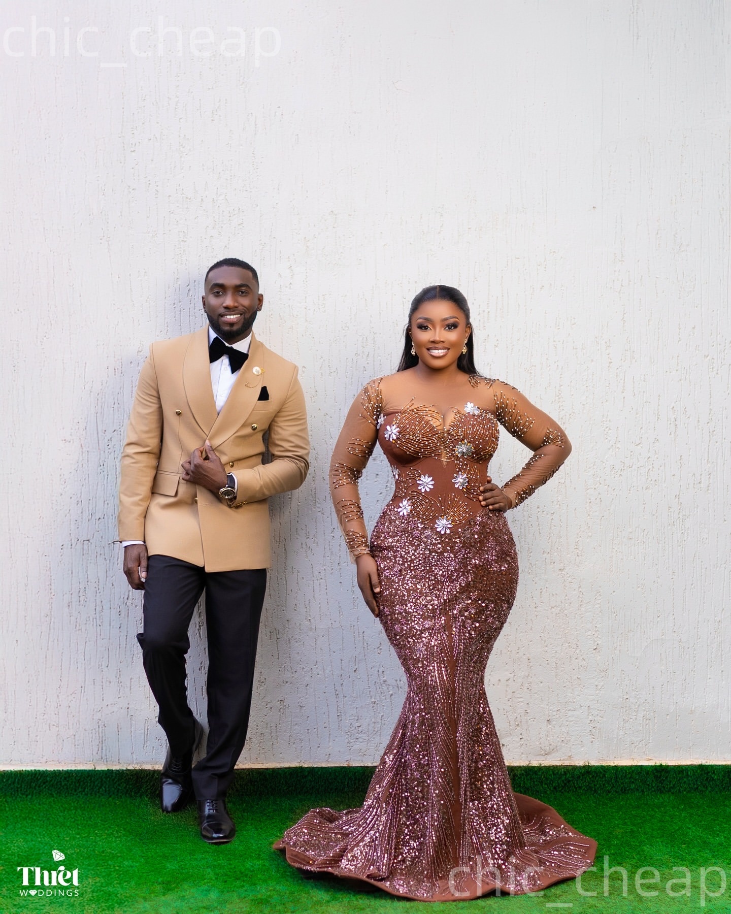 2026 Aso Ebi Nigerian Brown Mermaid Prom Dresses Crystals Beaded Evening Formal Party Second Birthday Engagement Reception Gowns Dress For Special Occ