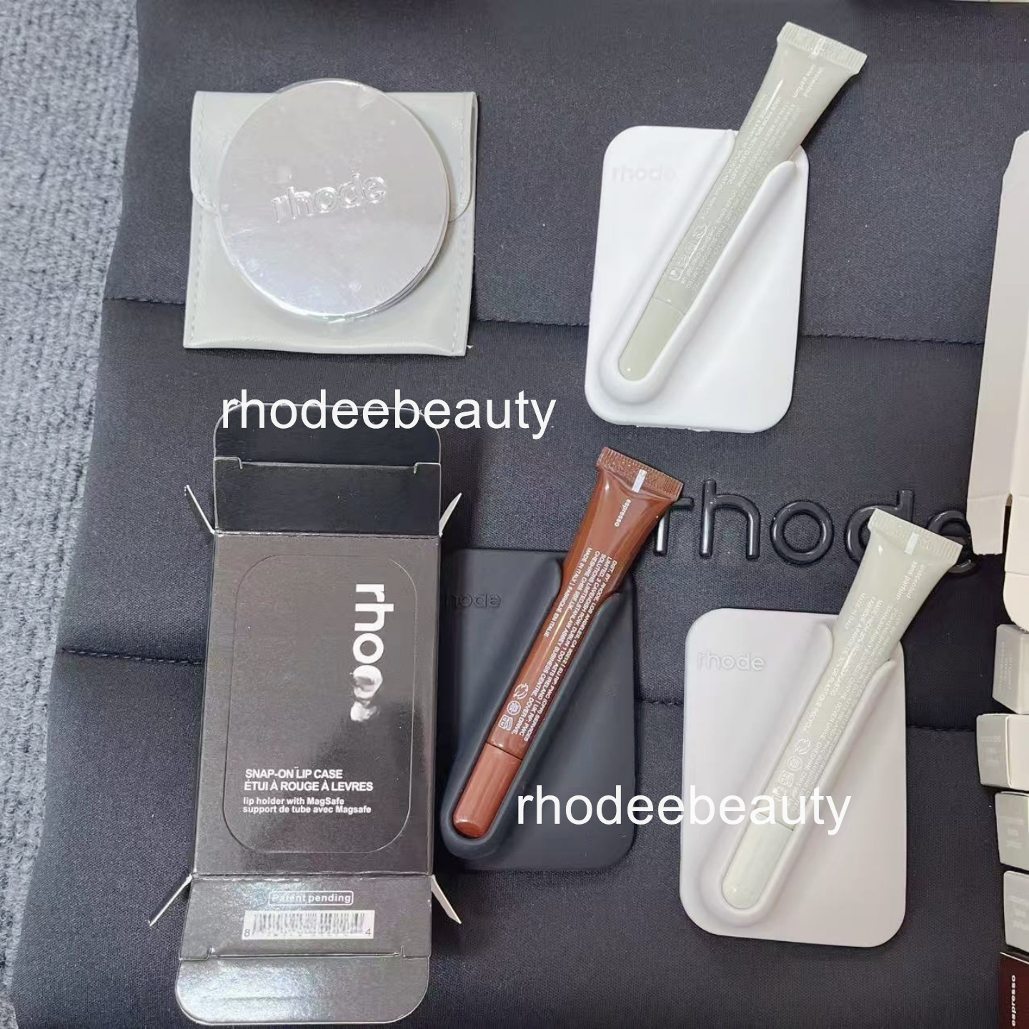 Popular Snap-on lip case Rhodee Lip Holder with MagSafe compact lightweight design work with MagSafe Compatibie lPhone models and cases lipcase Cosmetics