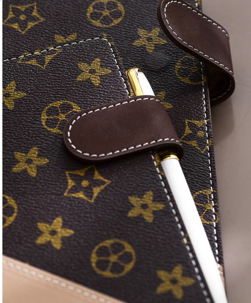 wholesale Creative Art Vintage A5 Hardcover Lined Notebook Business Office High-Quality Printable Meeting Schedule Work Memo High-End Journal