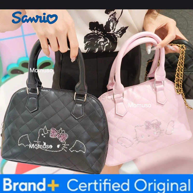 Sanrio Kawaii Shoulder Bag Anime Hello Kitty Large Capacity Cute Cartoon Sweet Handbag Lovely Crossbody Bag Gifts for Girls H251230