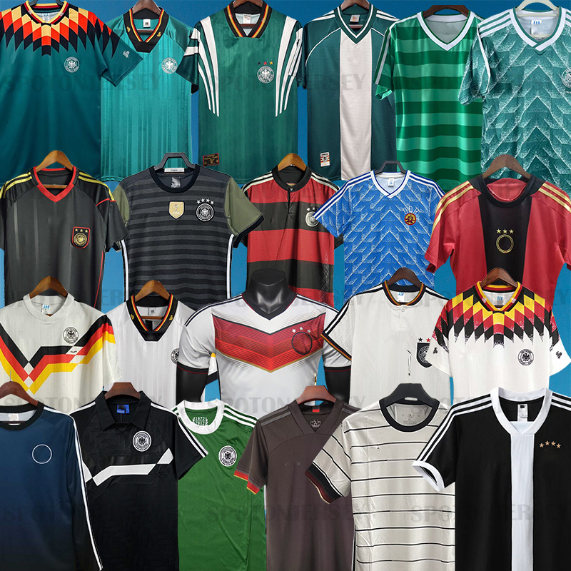 World cup 1990 1998 1988 1996 GermanyS Retro Littbarski BALLACK Soccer Jersey KLINSMANN 2006 2014 shirts KALKBRENNER 2004 Matthaus Hassler Bierhoff KLOSE