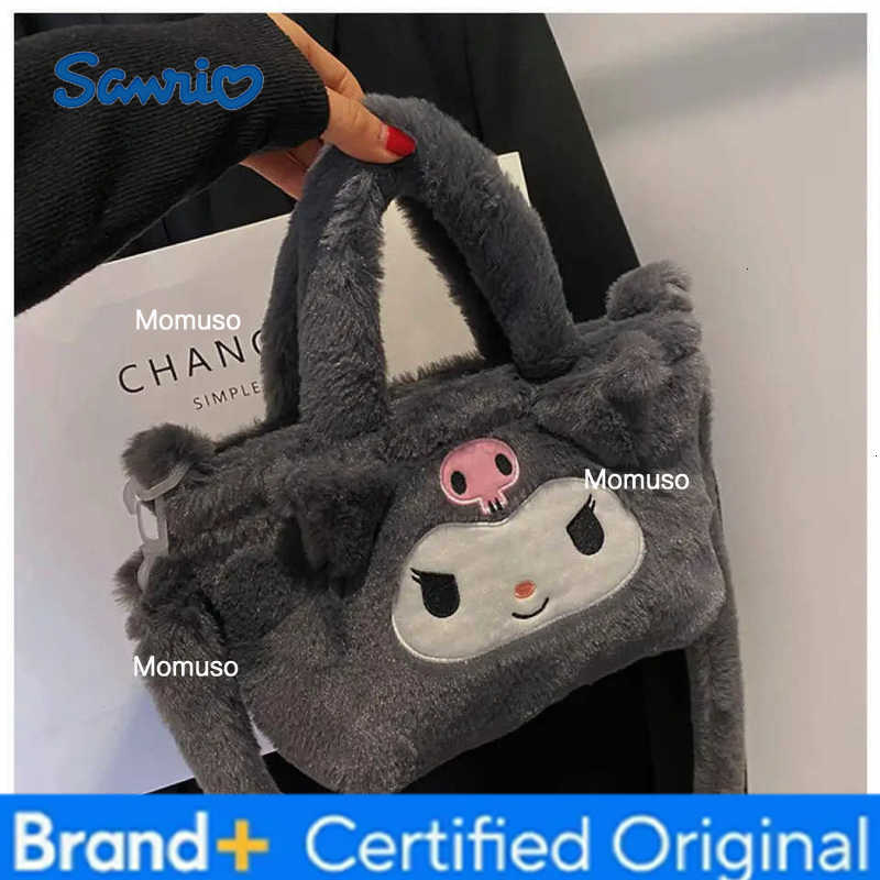Sanrio Stuffed Handbag Hello Kitty Kuromi Melody Single Shoulder Bag Cartoon Messenger Bag Girls Handbags Stuffed Backpacks Gift H251230