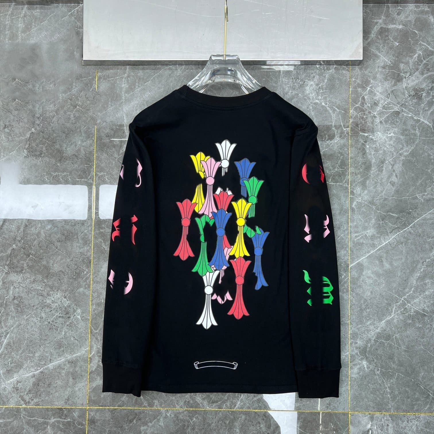 chromelys heartslys hoodie Pullover Designer high quality Men Women Shirts Printed Spring Summer Long Sleeved Crome Ch Sanskrit Printed luxury chromesweatshirts