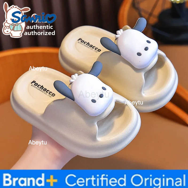 Sanrio Kulome Summer Childrens Cool Slippers for Girls Parent-child Non-slip Girls Middle Childrens Bath Baby Fashion Slippers H251230