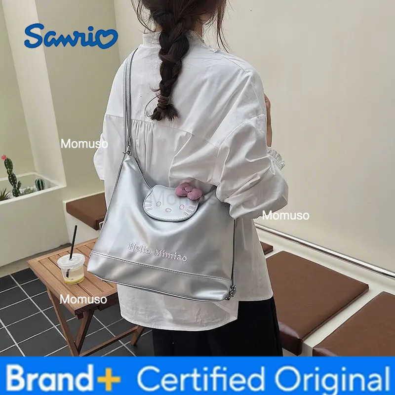Sanrio Hot Shoulder Bag Hello Kitty Shoulder Bag Cute Large Capacity Fashion Sweet Style Student Girl Shop Tote Bag Shoulder Bag H251230