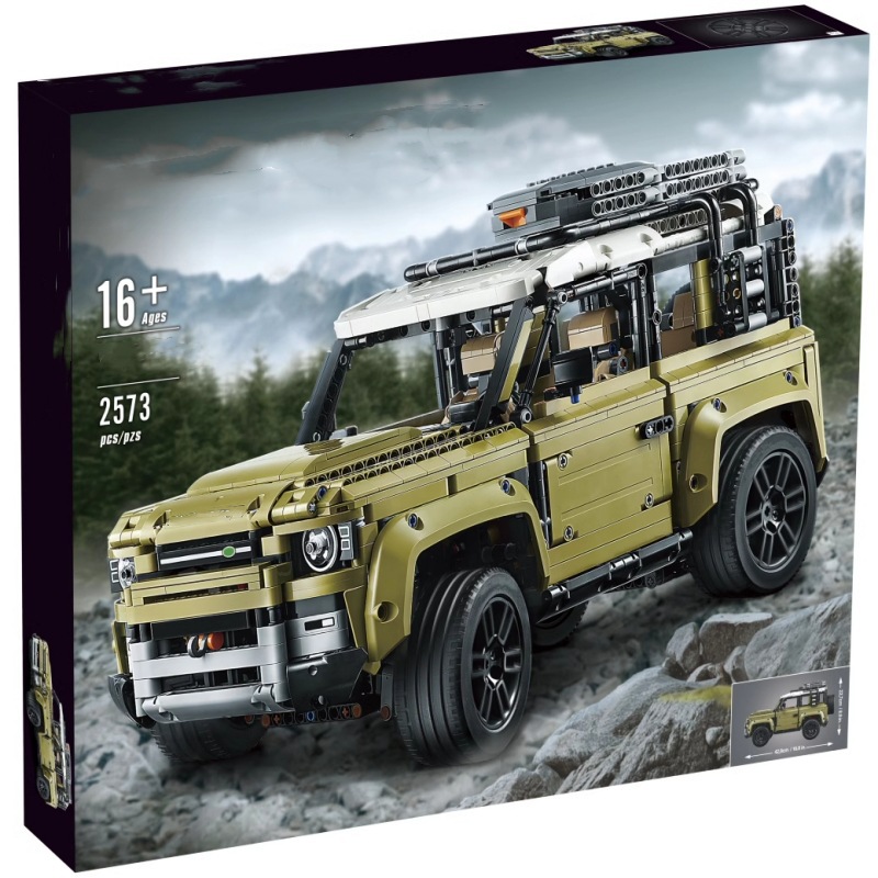 Cross-border new mechanical set Land Rover Defender off-road car small particle building toy Free shipping