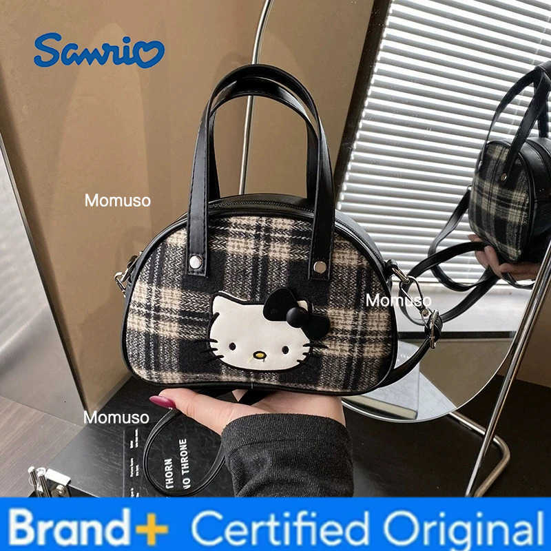 Sanrio MINISO Shoulder BagBagpack Cinnamoroll Messenger Tote Y2k Hello Kitty Bag Makeup Storage Crossbody Fashion Bag Gifts for Girls H251230