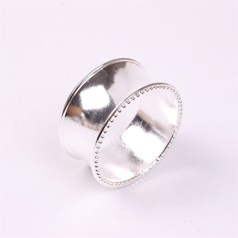 Silver Gold Napkin Ring Table Napkin Holder