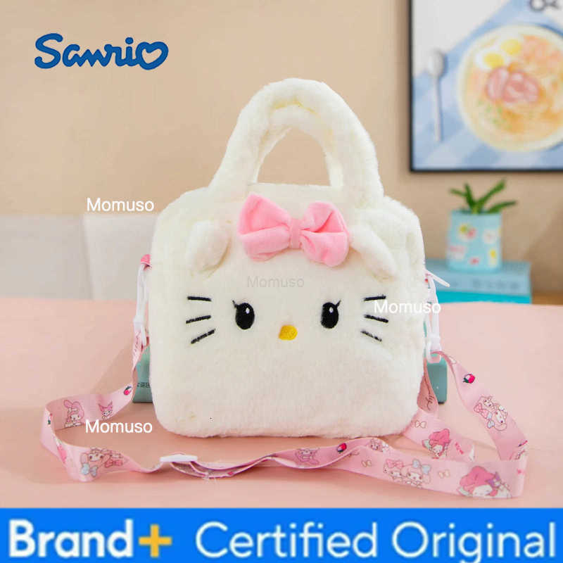 Sanrio Plush Bag Kuromi Cinnamoroll Melody Stitch Handbag Hello kitty Crossbody Cosmetic Storage Bags Boys Girl Christmas Gift H251230