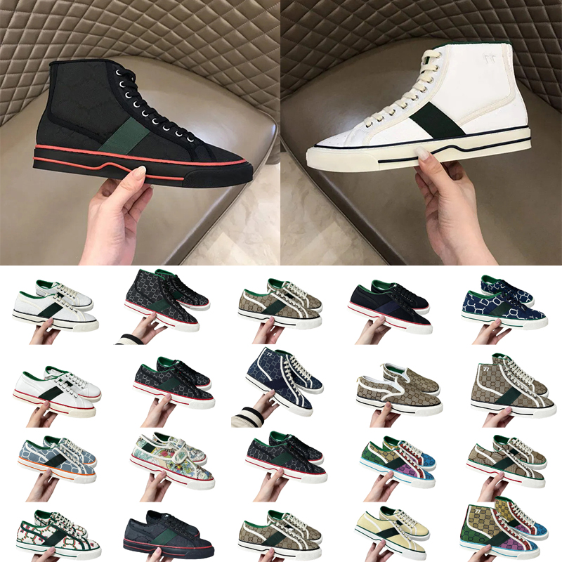 Designer Shoes Tennis 1977 Flat Sneakers Shoe Beige Blue Washed Jacquard Denim Designers Shoes Rubber Sole Vintage Casual Sneakers 36-45