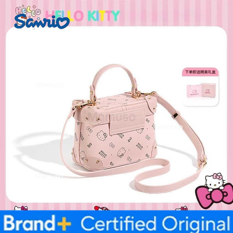 Sanrio Kawaii Hello Kitty Handbag Anime Cute Girl Fashion Versatile Crossbody Bag Advanced Gift Box Gift Bag Exquisite Packaging H251230