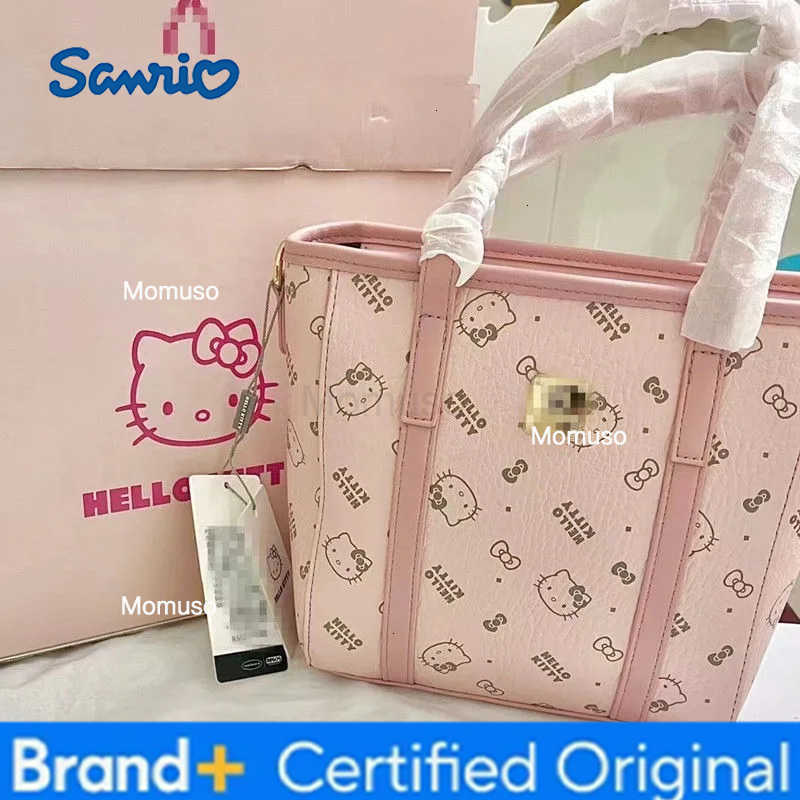 Sanrio Hello Kitty film peripheral cartoon cute tote bag sweet and fashionable handbag for girls shoulder crossbody bag Birthday gift H251230
