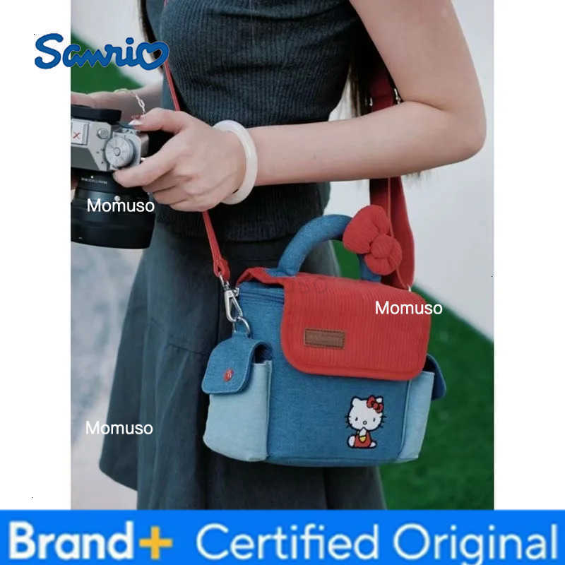 Sanrio Kawaii Hello Kitty Dslr Camera Storage Bag Cartoon Figure Shoulder Bag Girl Travel Portable Handbag Birthday Gifts H251230