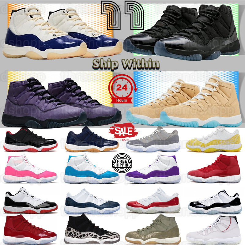 2026 Designer 11 Basketball shoes Men Women 11s Sneakers Inner Beast Purple Rain Rare Gamma Blue Space Jam Black Volt Sports Mens Trainers free shipping