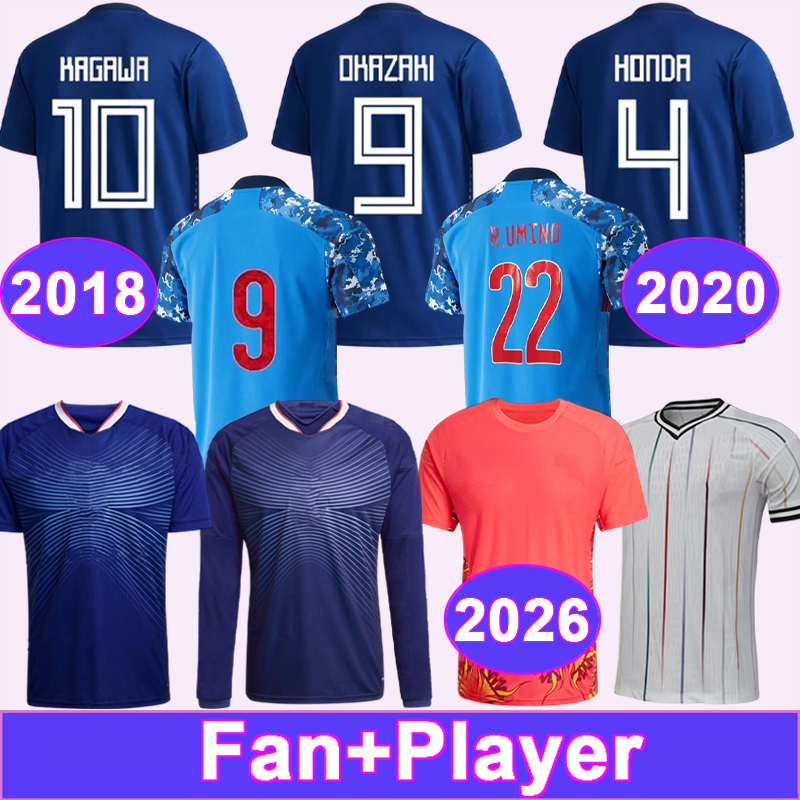 2018 20 26 JaPAn OSAKO Mens Soccer Jerseys National Team ATOM KAGAWA ENDO OKAZAKI NAGATOMO KAMAMOTO Home Away Football Shirts