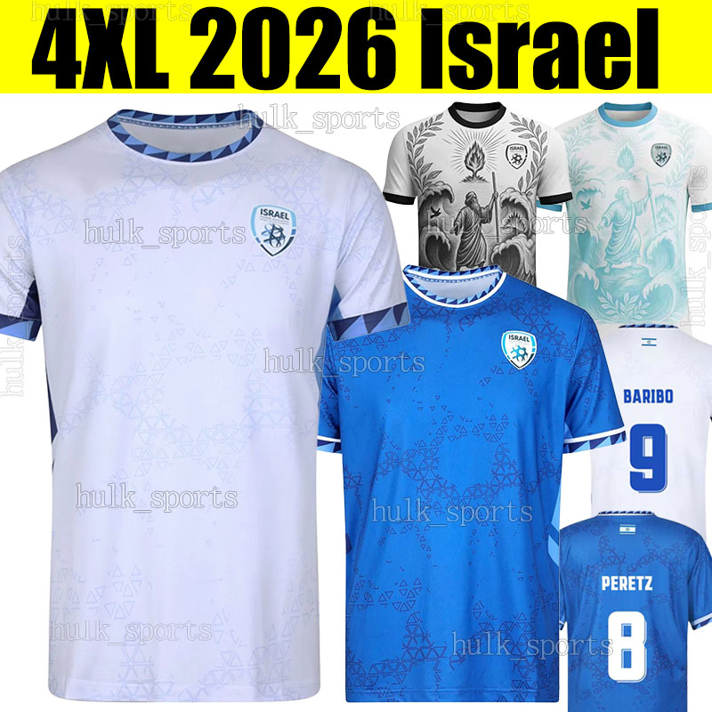 2026 Israel Soccer Jerseys 26/27 PERETZ BITON SHUA TURGEMAN BARIBO OSCAR GANDELMAN DASA PERETZ national team Football Shirts
