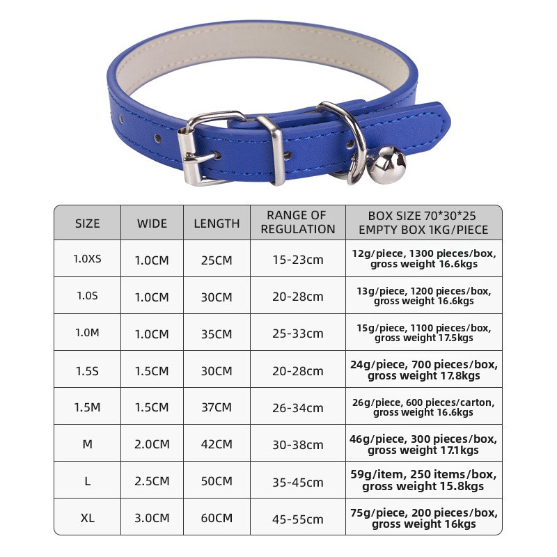 Eco Friendly PU Cat Dog Collar Soft Comfortable Pet Necklace with Bell Japanese Style Cute Fashion Accessory for Pets