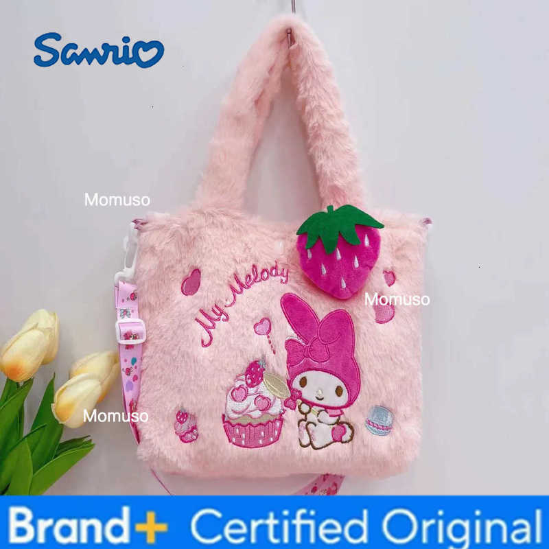 Sanrio Hello Kitty Bag Kawaii Cute Kuromi Melody Lovely Cartoon Handbag Cinnamoroll Storage Tote Bags Women Girl Charm Gifts H251230