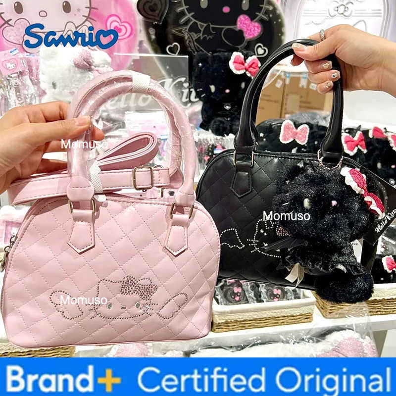 Sanrio Kawaii Shoulder Bag Anime Hello Kitty Large Capacity Cute Cartoon Sweet Handbag Lovely Crossbody Bag Gifts for Girls H251230