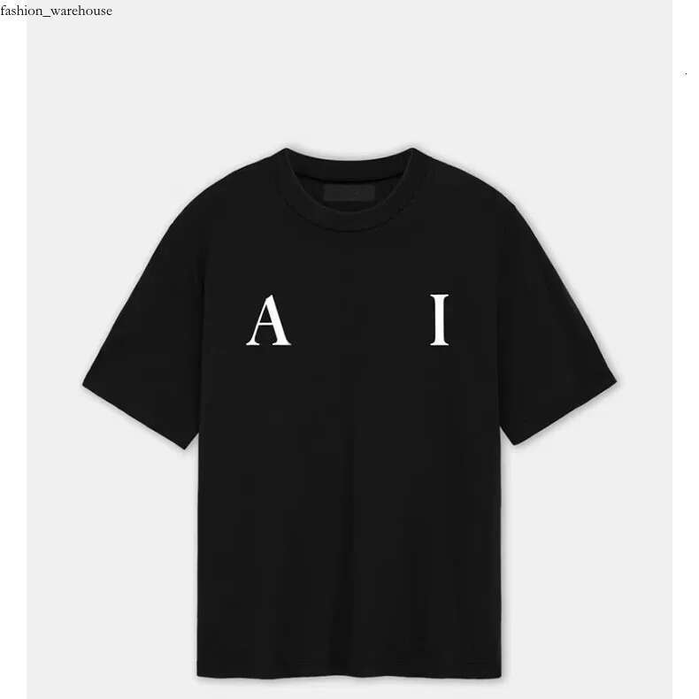Designer T-shirt Fashion Couple amirishrit T shirt Mens Trendy Summer Cotton Letters Casual Crew Neck amira Short Sleeve Fashion Spray Print amirishort tee 3a3
